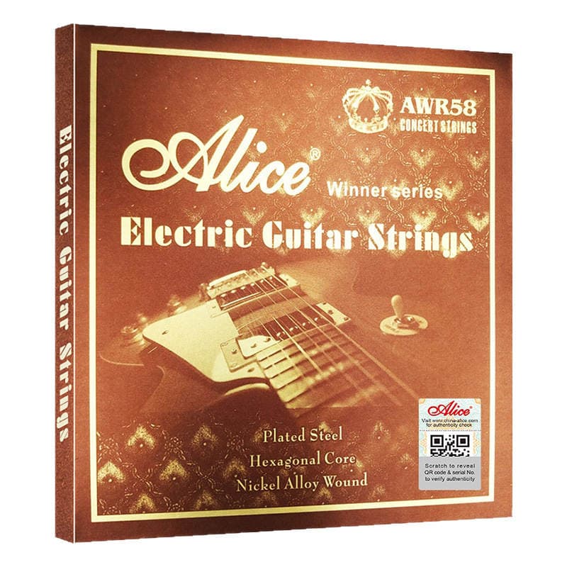 Alice/Alice Electric Guitar Strings King Awr58 Anti-Rust Nickel-Plated Set of 6 Single Strings Full Set Professional 5