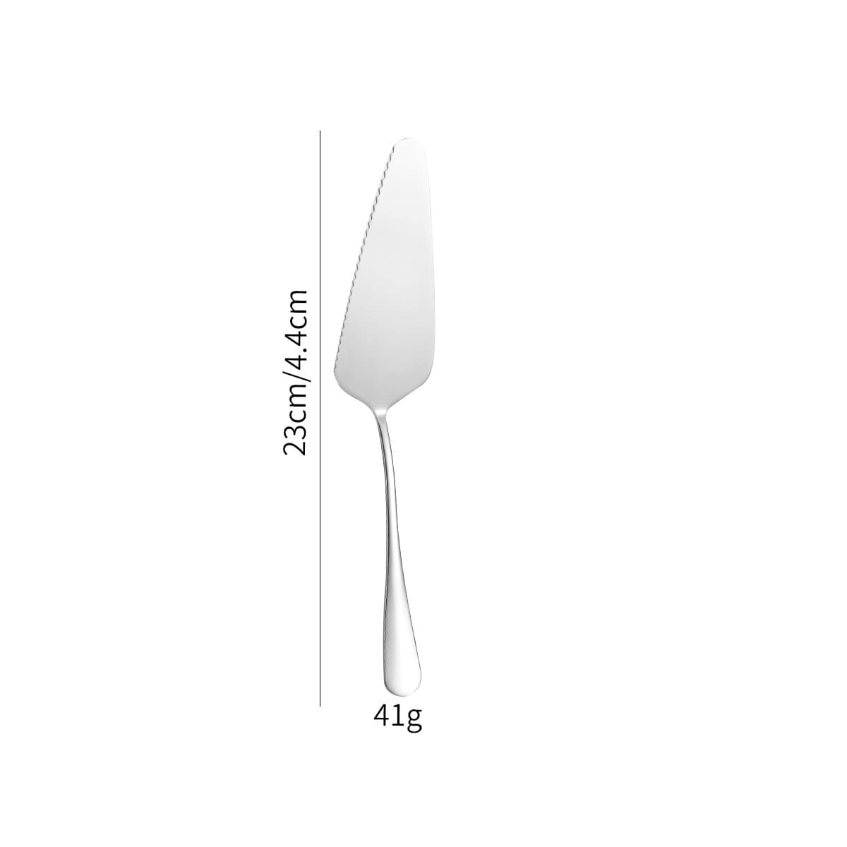 Silver cake spatula