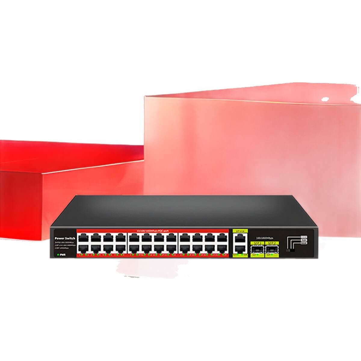 Poe Gigabit Switch Network Hard Disk Video Recorder Nvr Smart Optical Port Expansion Monitoring Equipment Data Dedicated 5