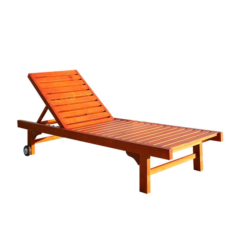 Pine solid wood recliner