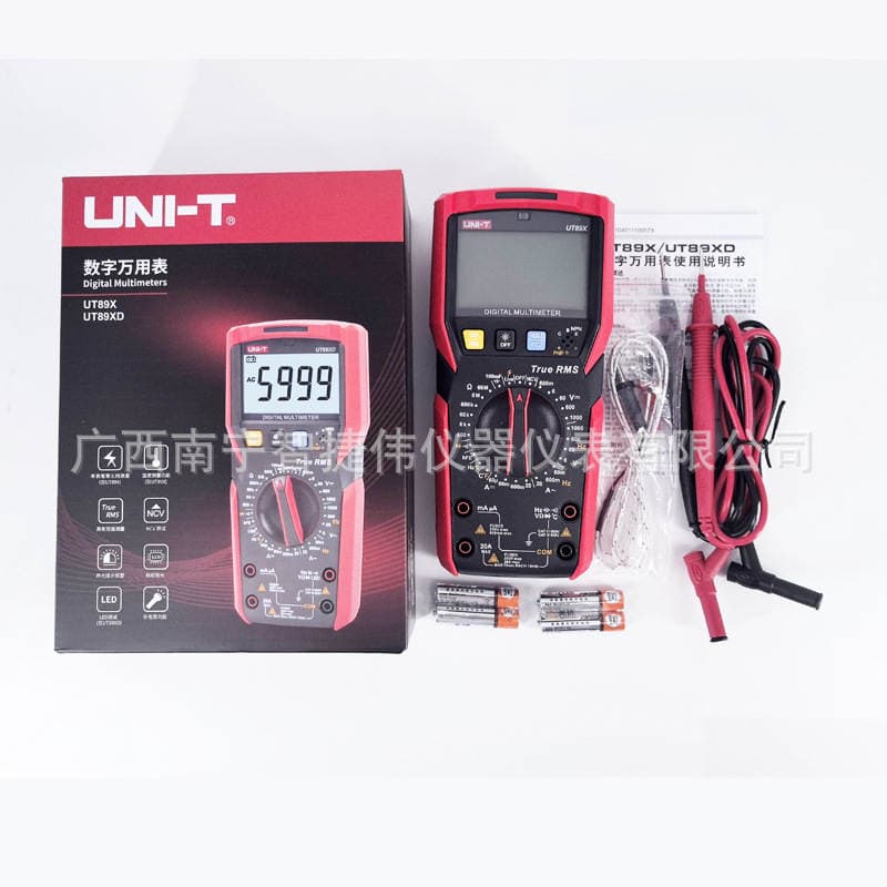 Uleid UT89X/XD/XE Rəqəmsal Multimetr, Yüksək Dəqiqlikli, Çoxfunksiyalı, Elektrikçilər üçün 3