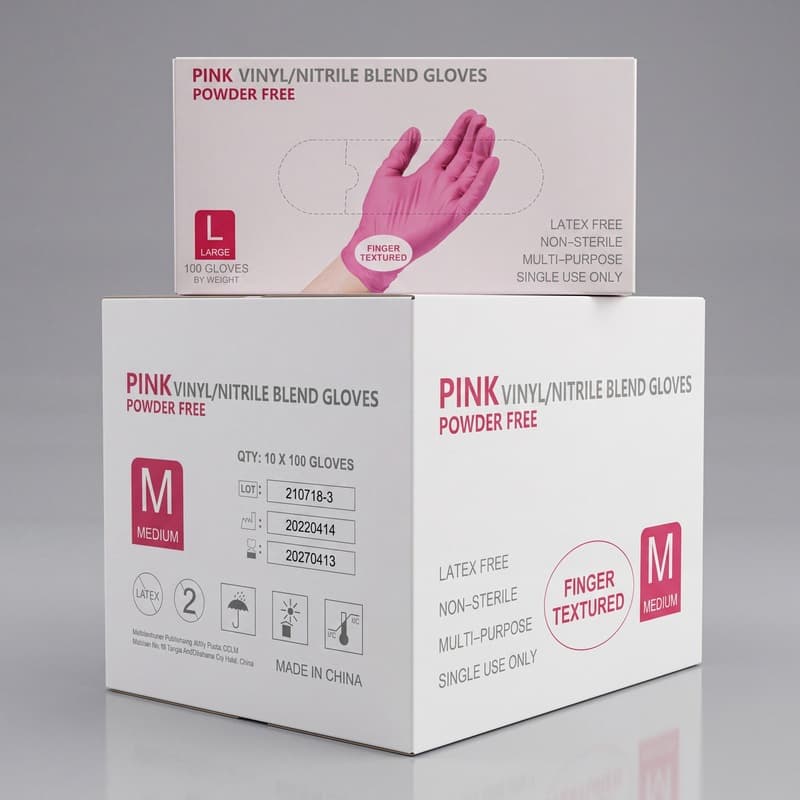 Dark powder composite nitrile-100 pieces/box
