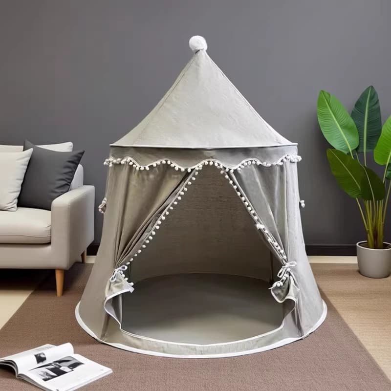 Gray yurt