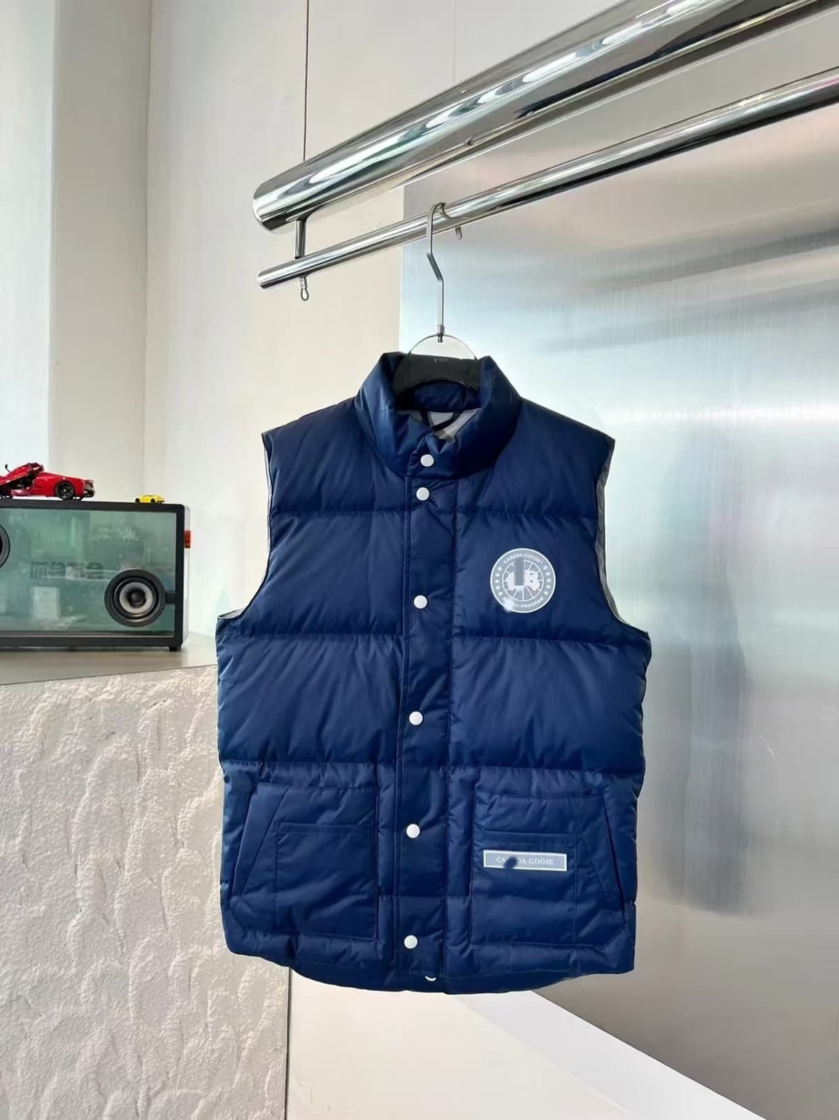 White label navy blue