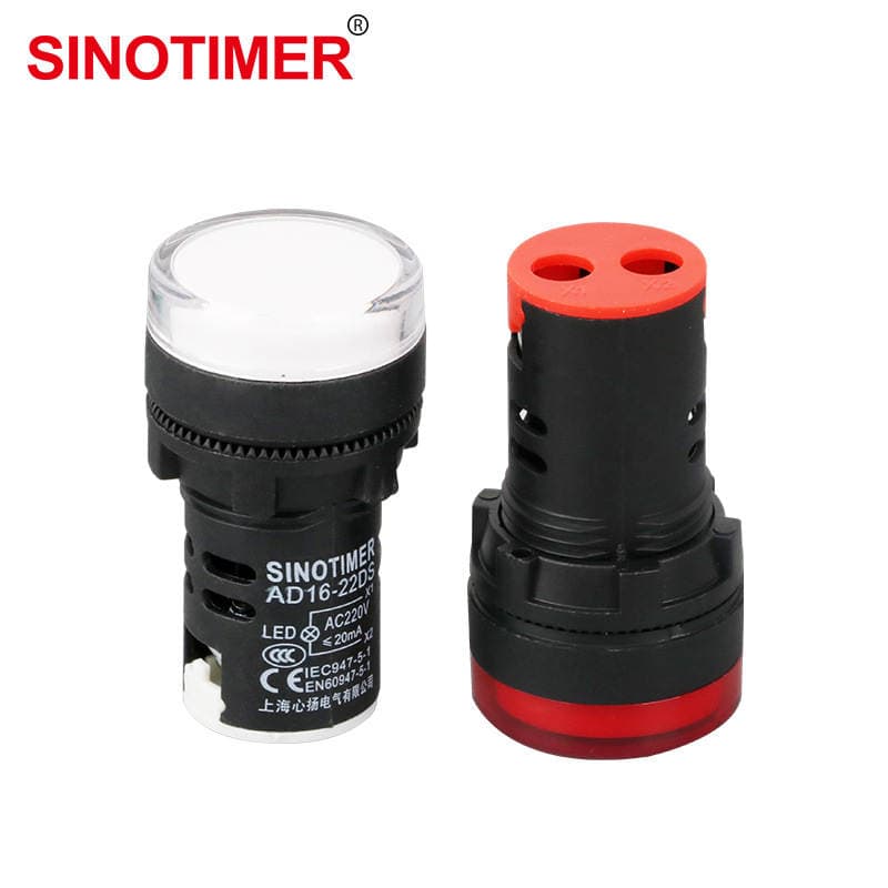 AD16-22D/S power indicator light 220V/12V/24V/110V/380V AC DC signal light 22mm 4