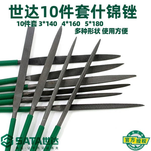 Shida 10 hissəli müxtəlif çəpər dəsti (formalaşdırma, ağac işləri, mini) 03801