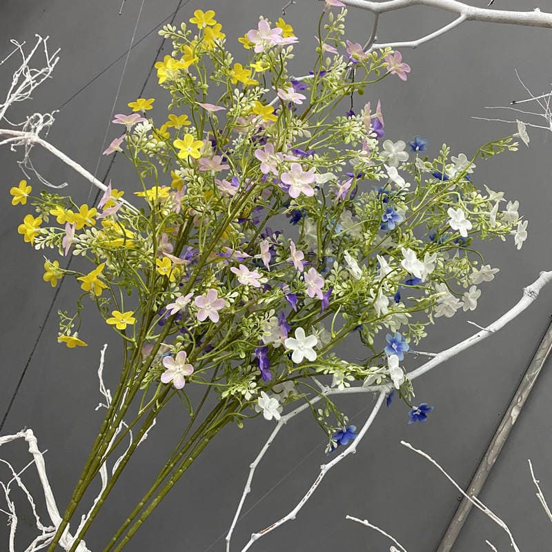 Margaret Wedding Wildflower Indoor Living Room Artificial Flower Decoration Living Room Arrangement Dining Table Silk Flowers Home Decorative Bouquet 2