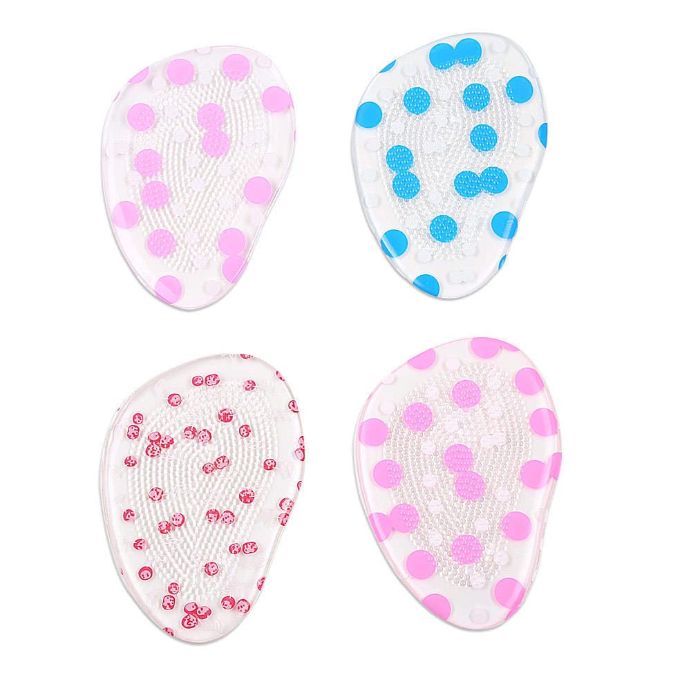 Dot Half Size Pad Women's High-top Insoles Anti-pain Crystal Sticky High Heel Non-slip Shoes Half Size Insoles Pointed Toe Front Pad 5