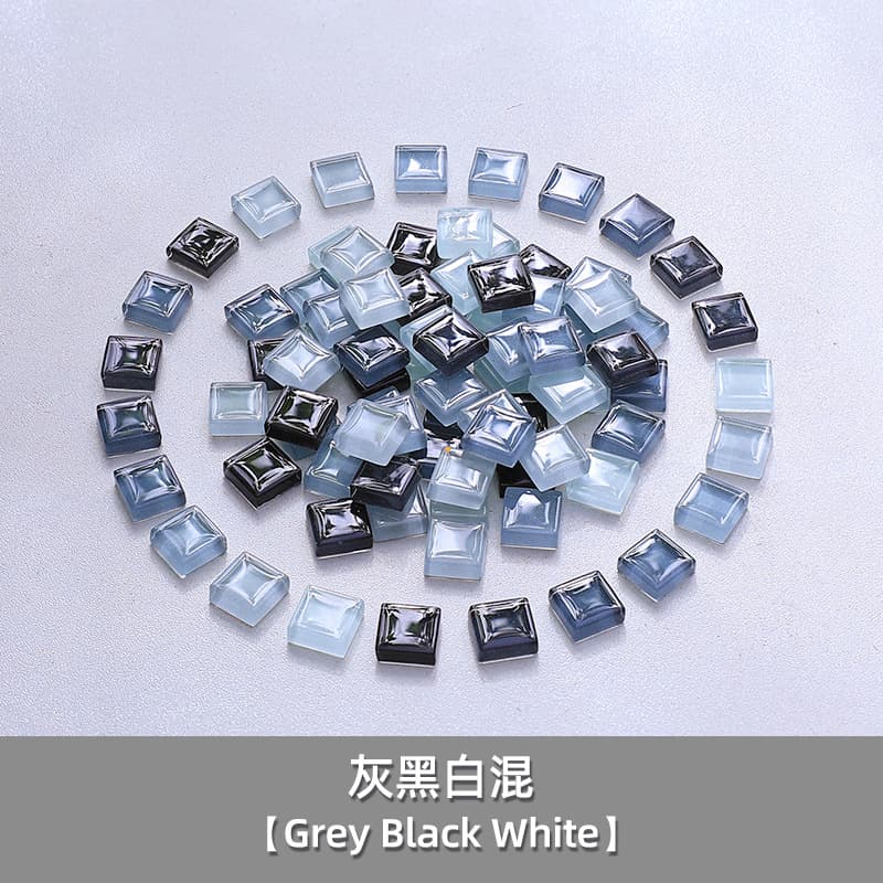 Gray, black and white mixed (1kg1100 capsules)