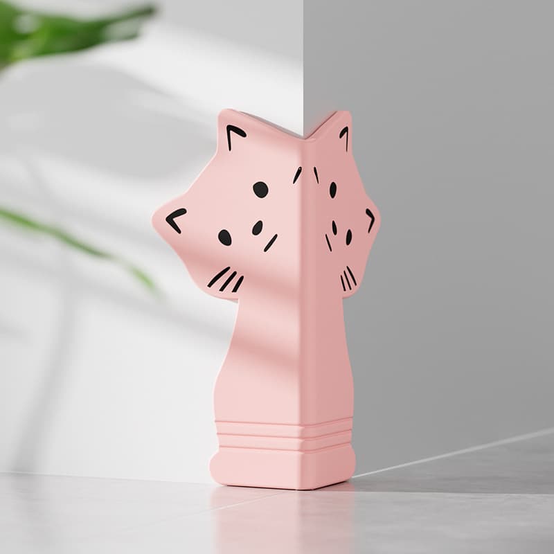Kitten baseboard pink