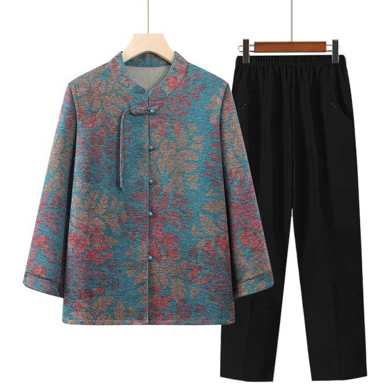 Green + spring and autumn pants