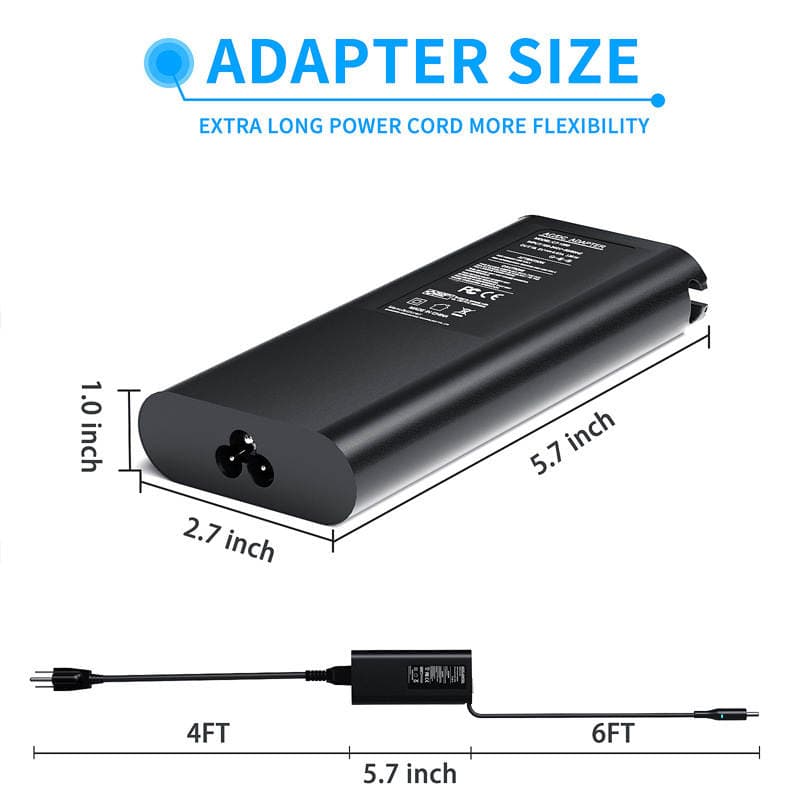 Customized Suitable Dell Laptop Charger 130W19.5V6.67A Dell Power Adapter 3