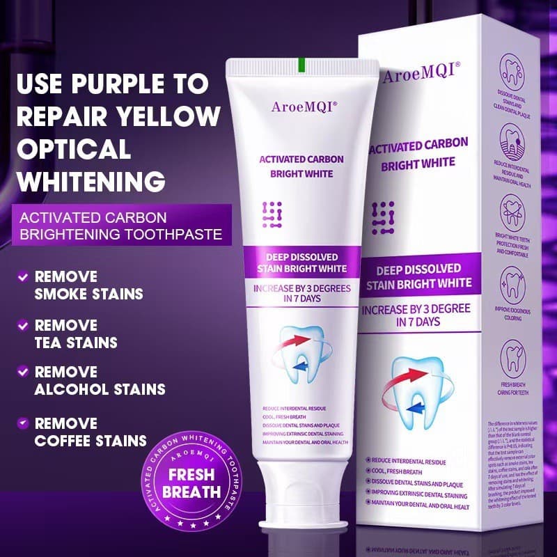 100g english version of activated carbon toothpaste (not sold in china)