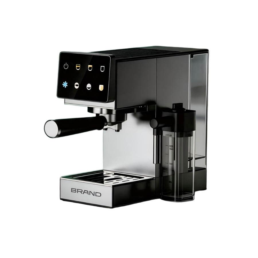 Məişət yarımavtomat İtalyan tipli espresso qəhvə maşını süd köpürdücü ilə 5
