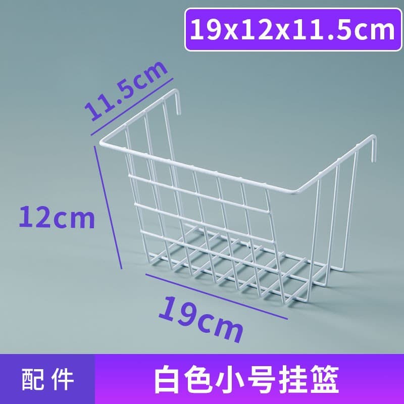 White upgraded heavy-duty small hanging basket