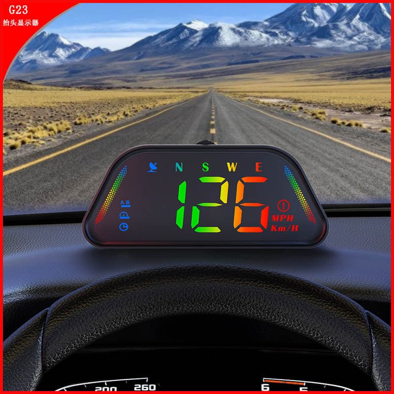 G23 Avtomobil HUD displeyi (GPS, hündürlük, tarix, spidometr) 1