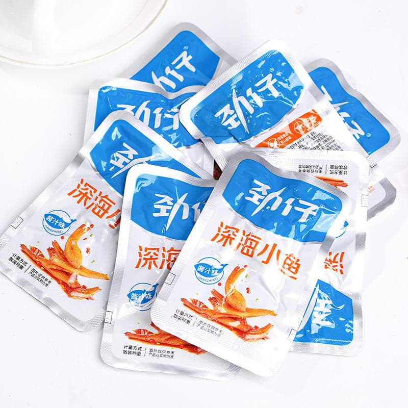 20 Packs of Spicy Deep-Sea Fish Snacks with Spicy Sauce, Ready-To-Eat Casual Snacks 4