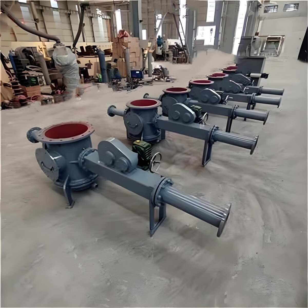 Qi Force Conveyor Feeding Sealing Pump Powder Conveyor Equipment Direct Sales Mixed Powder Jet Pump Gray Pump 2