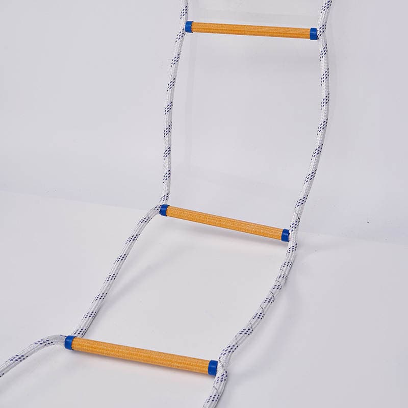 Fire Ladder Wear-resistant Anti-skid Rescue Rope Ladder Fire Training Foldable Ladder Rope Ladder Insulating Resin Escape Ladder 2