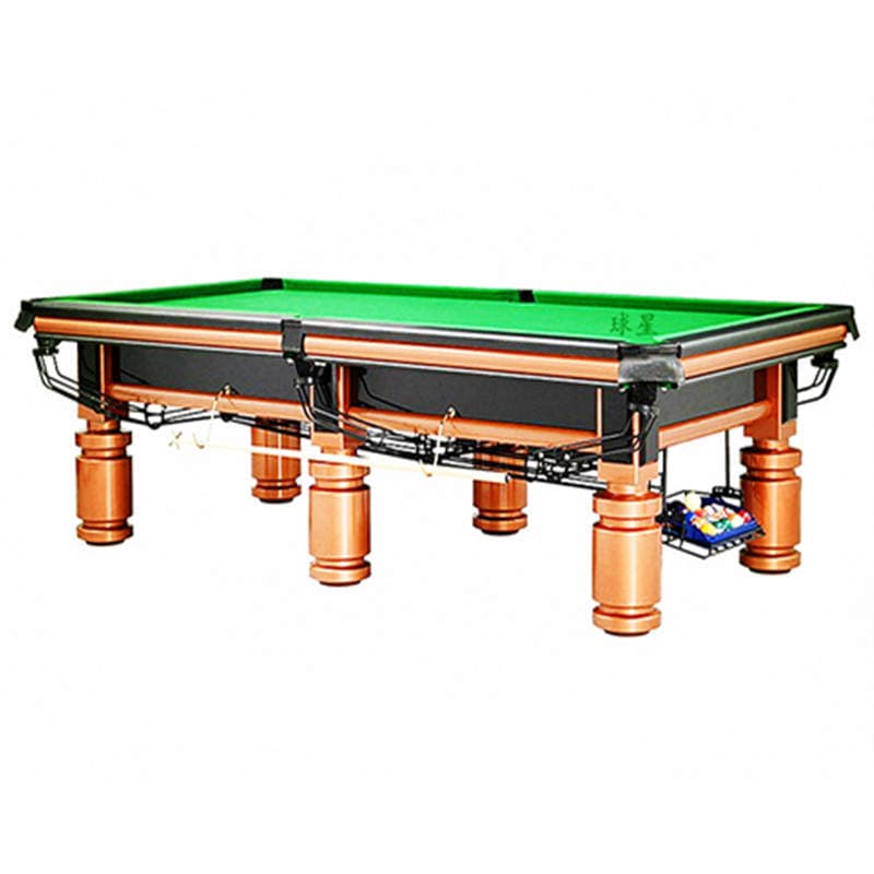 Star brendi, qızıl ayaqlı standart bilyard masası, Amerika "Səkkiz Top", Snooker və "Doqquz Top" üçün 9