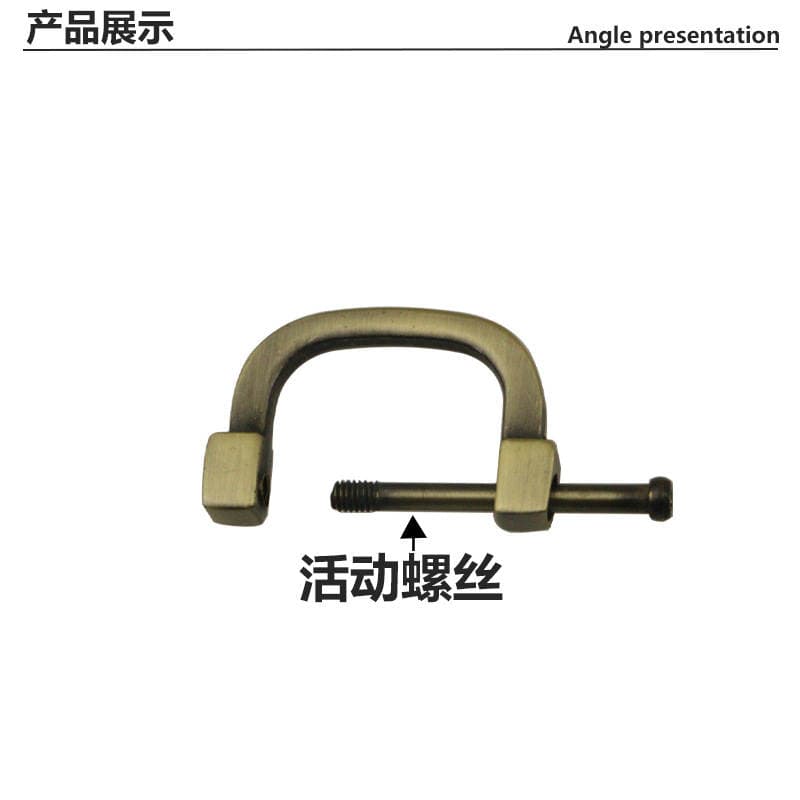 DIY Bags Leather Bags Handbags Hardware Accessories Removable Screw Inner Diameter 3.0cm Bubble Buckle D Buckle 4