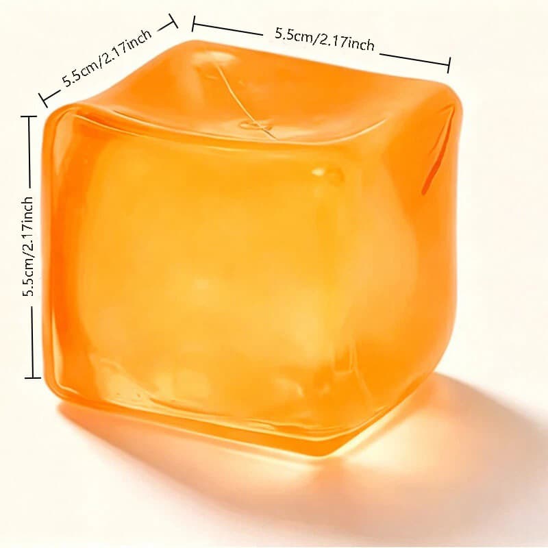 5.5 orange ice cubes [opp bag]