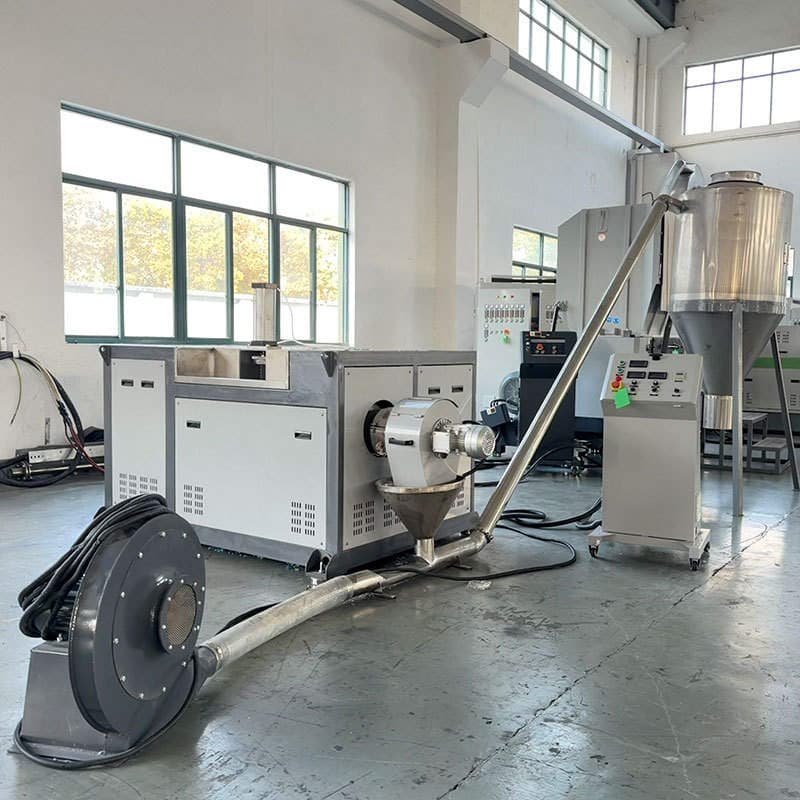High-Speed Automatic Air-Cooled Hot-Cut Regeneration Granulator for Pvc Crystal Material/Air-Free Moisture-Free Plastic Granulation Equipment 4
