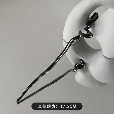92# Gun black hairpin