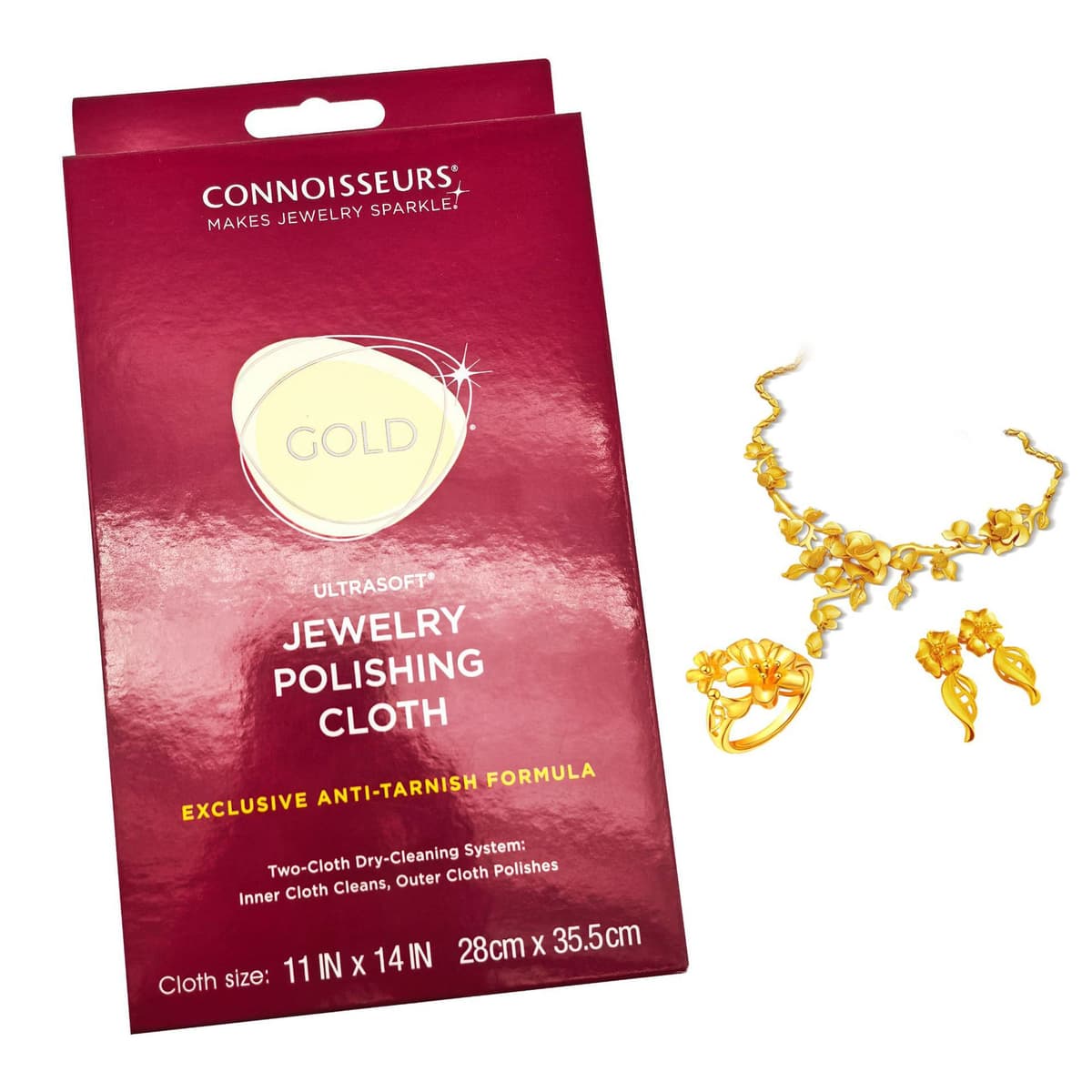 Connoisseurs gold polishing cloth