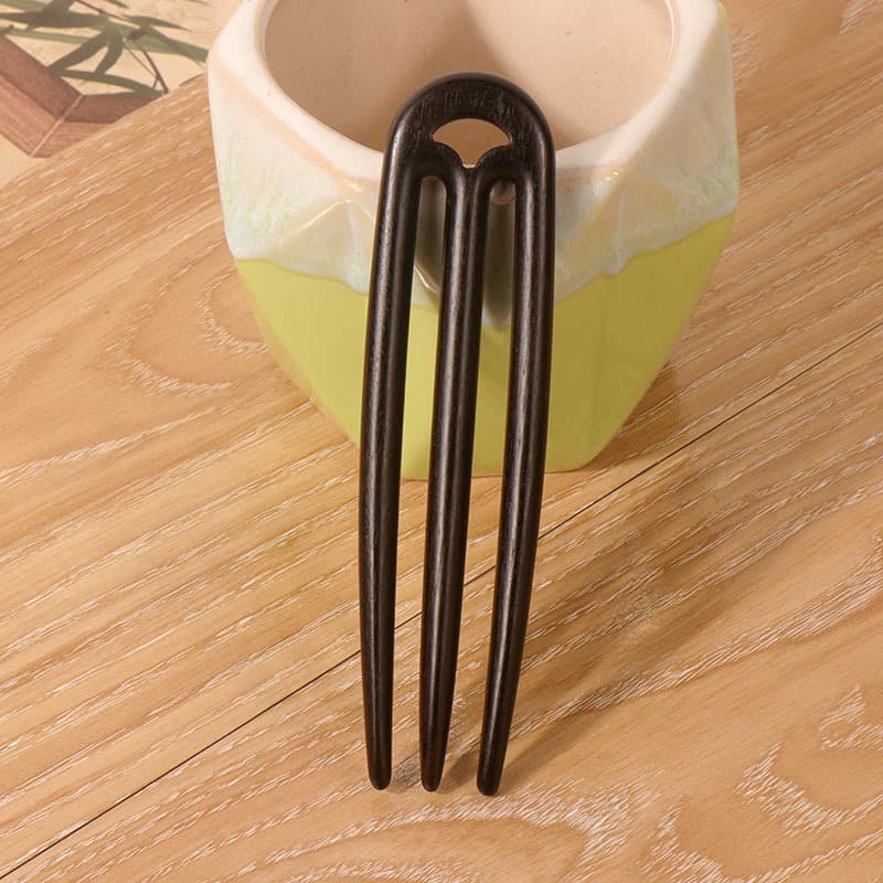 Purple sandalwood u hairpin--14 styles (13cm)