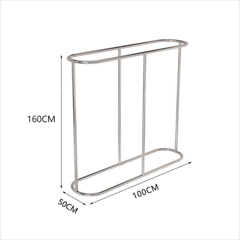 Stainless steel oval length 100_height 160