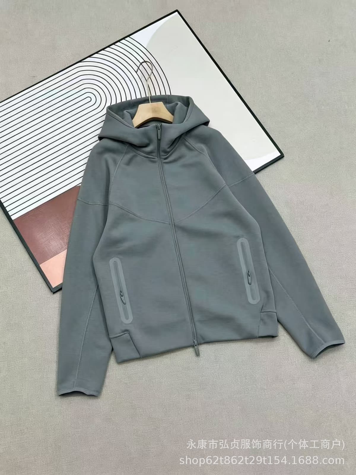 Jacket. gray green