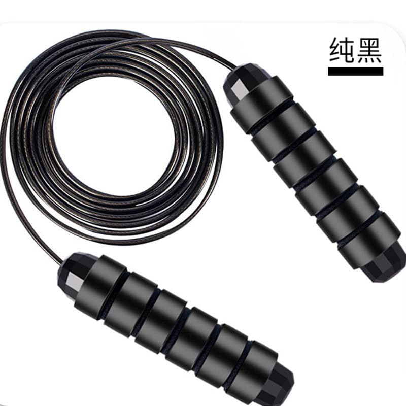 Classic pure black steel wire rope style