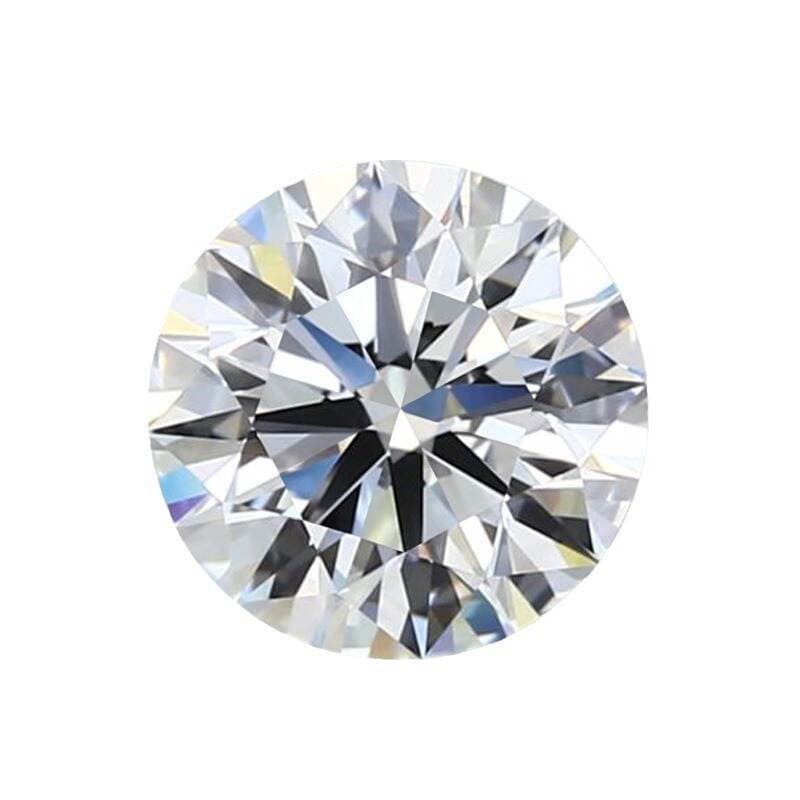 Factory Direct supply D color super white moissanite bare stone round moissanite eight hearts and eight arrows GRA waist size carbon silica wholesale 5