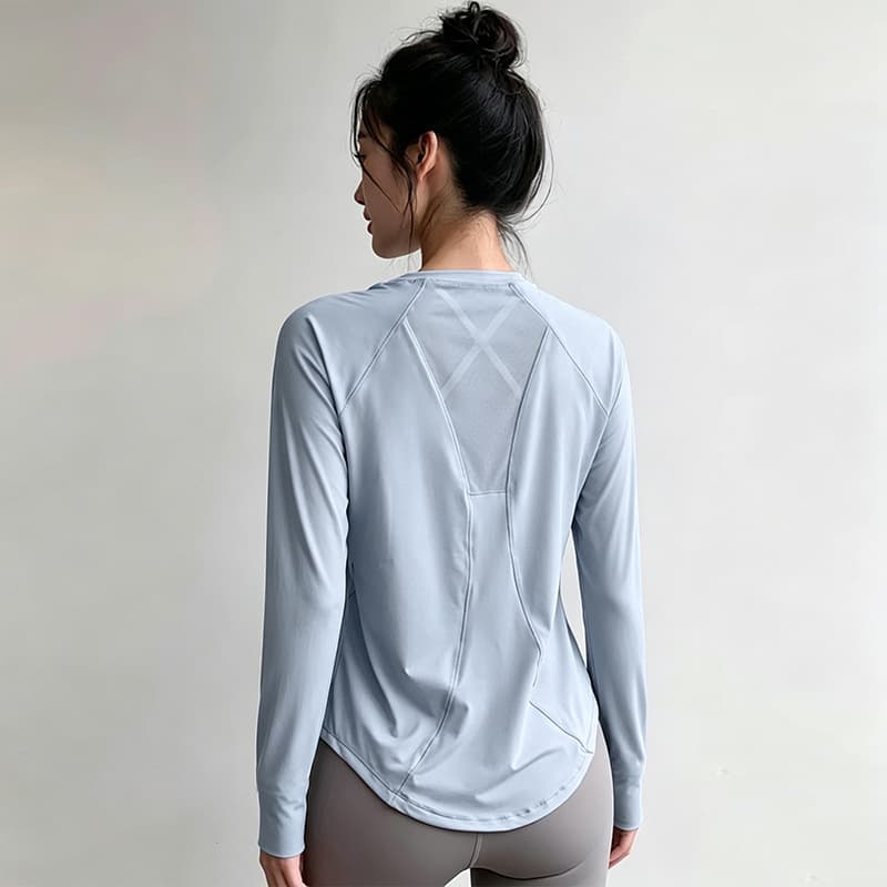 Cloud water blue long sleeves