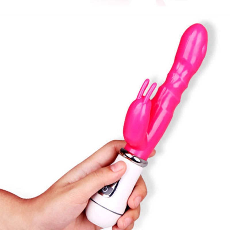 Qadınlar üçün G-nöqtəli, ikiqat vibrasiyalı, şarj edilə bilən Dovşan Vibrator 5