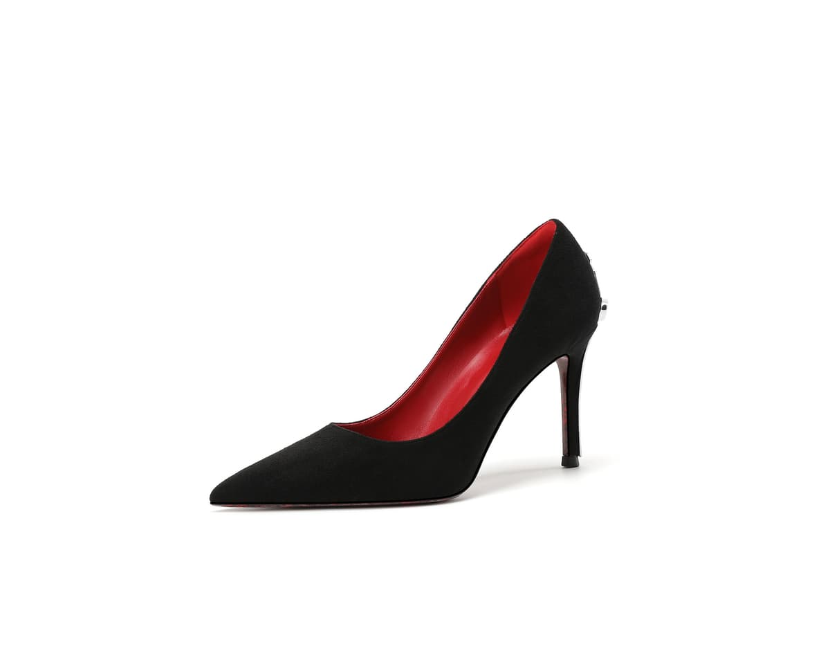 8028-29 black velvet silver 8cm