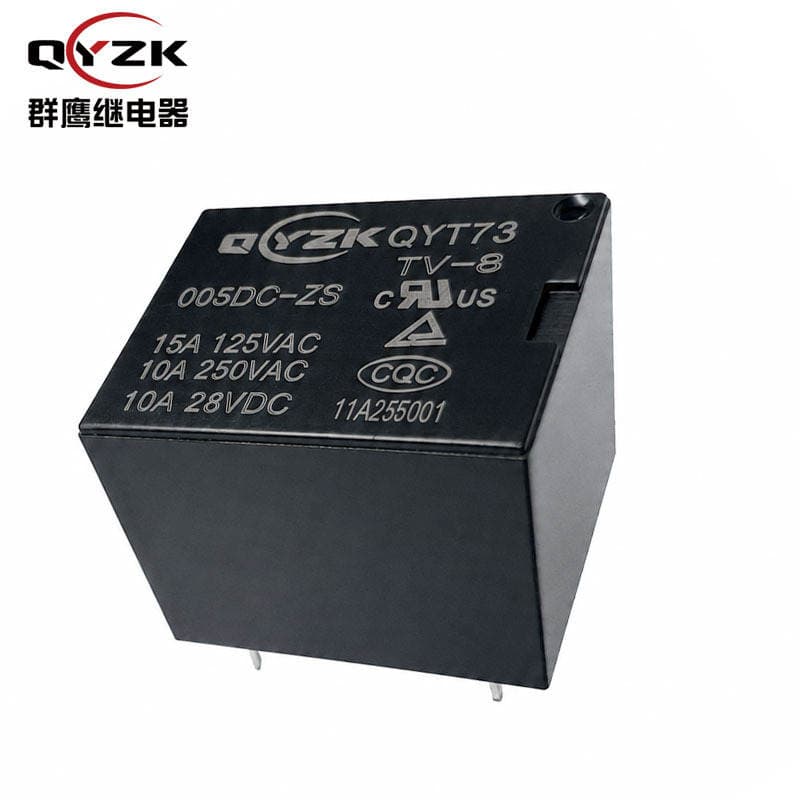 Qunying Factory Direct Sales Small T73 Relay 5V/12V/24V Five-Pin Switching Home Appliance T73 Relay 5