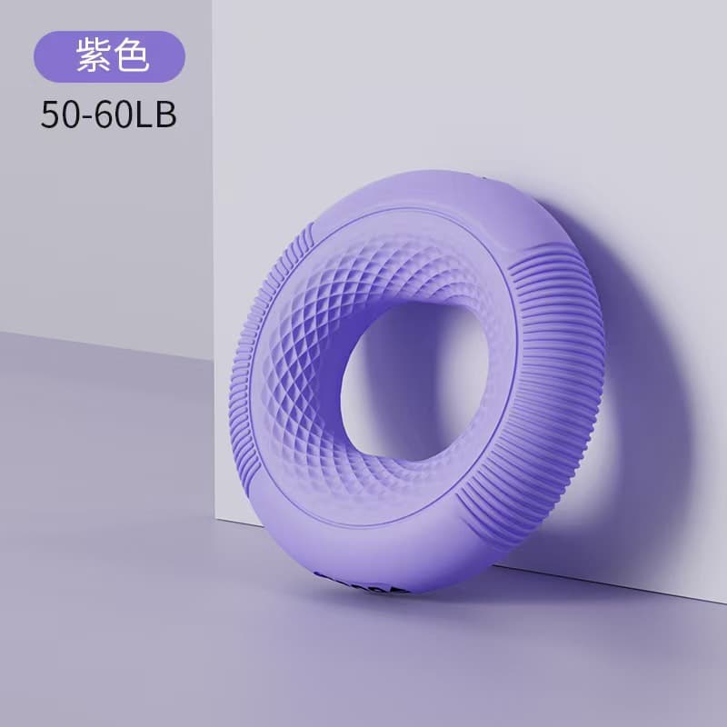 Toothed silicone grip ring purple 50-60lb