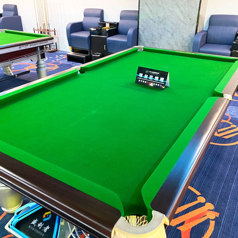 Klublar üçün Mərmər və Avtomatik Top Yığan Sistemli Fərdi Ağac Bilardo Stolu 4
