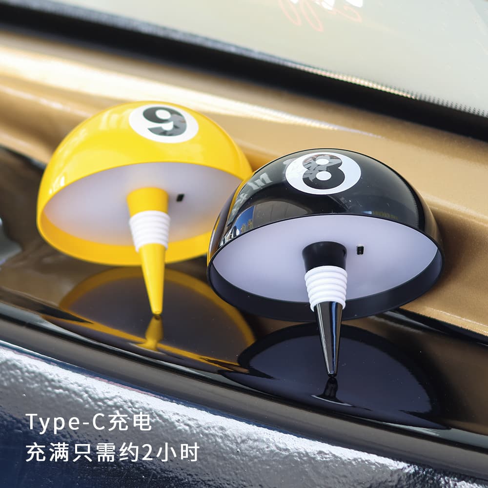 【color random, customizable】minimalist billiard night light