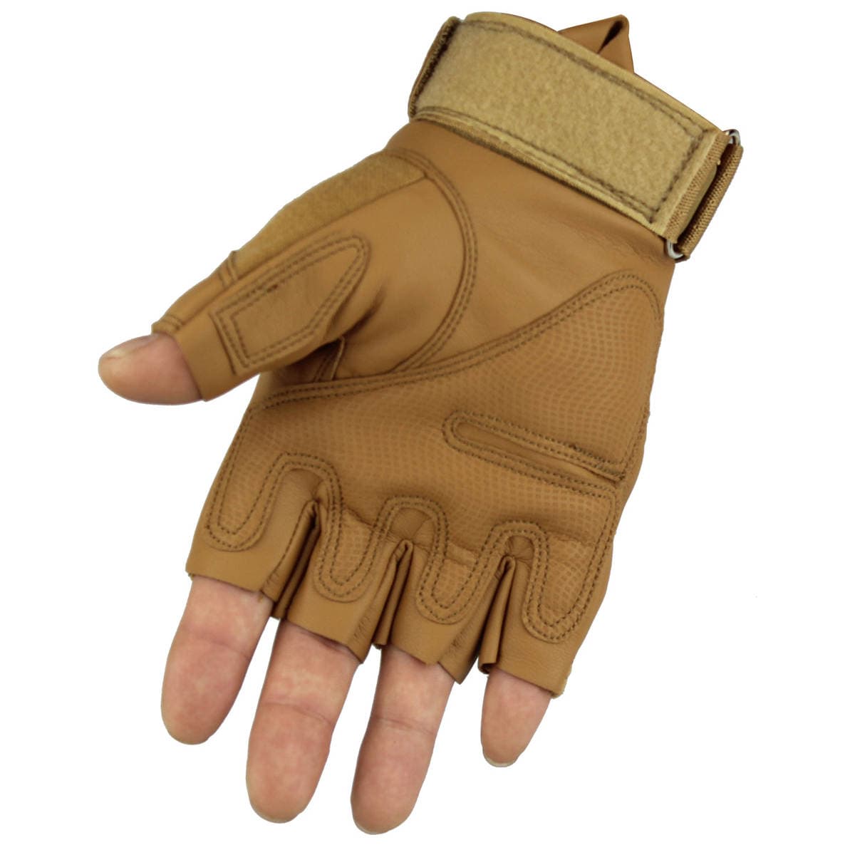 Supply Oji half-finger tactical gloves riding motorcycle gloves outdoor mountaineering hard shell anti-cut sports gloves 5