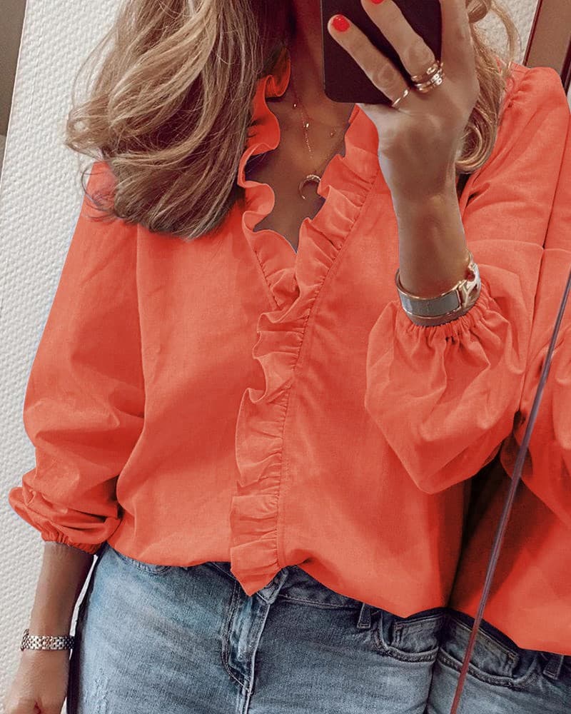 Long sleeves-orange