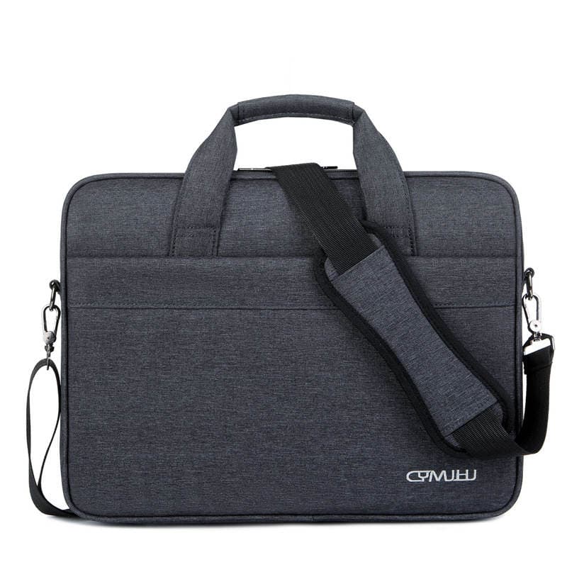 Large-Capacity Business Laptop Bag Men's Shoulder Laptop Bag Women's Double-Layer Oxford Cloth Briefcase Dropshipping 5