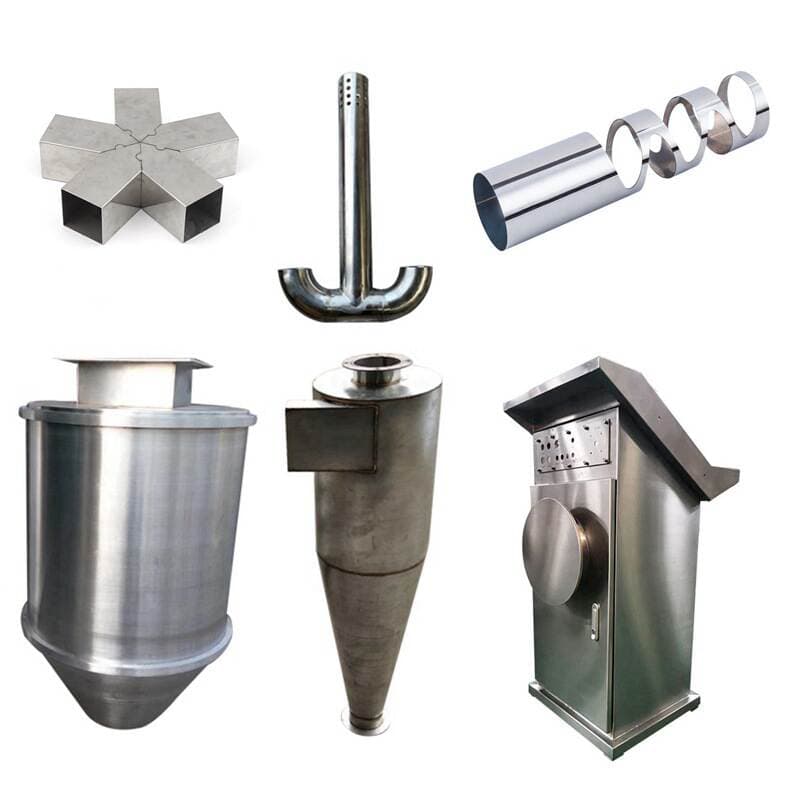 Laser cutting processing of thick plates, drawings and samples, customized processing machinery and equipment, laser bending processing of sheet metal parts 5