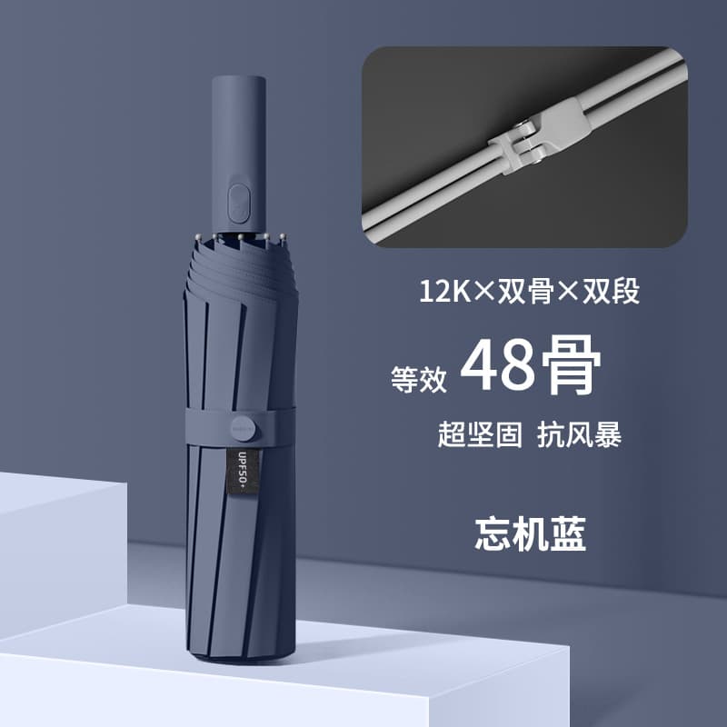 Wangji blue* double section double bone 48 bone thickened vinyl model