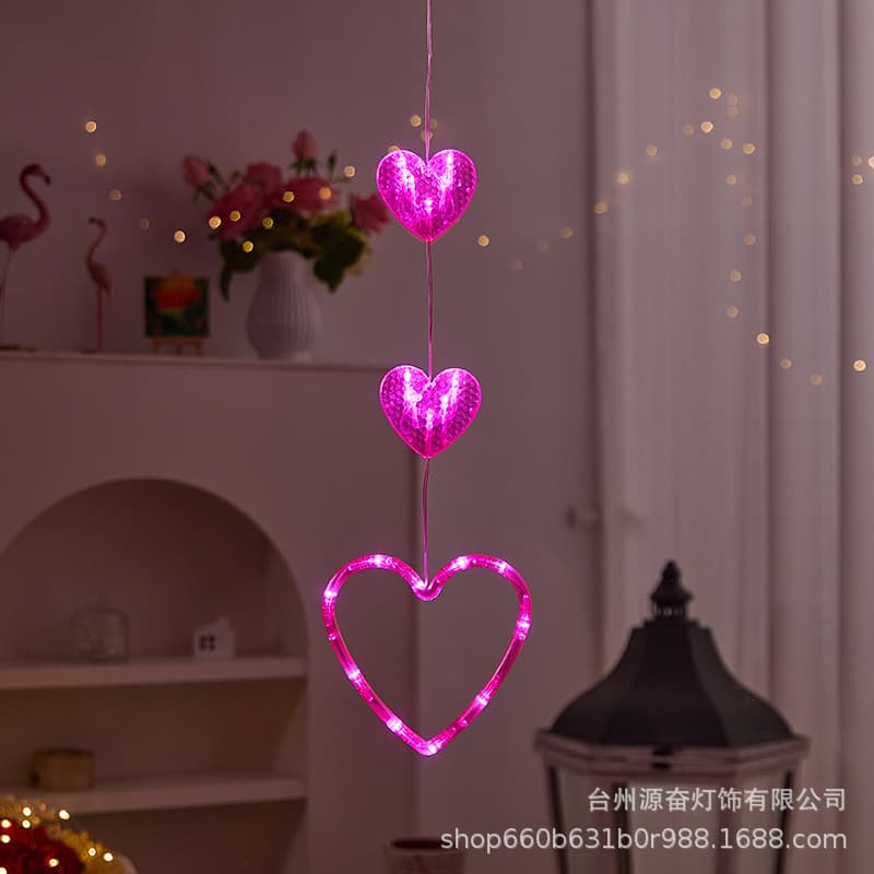 Pink heart trio (small & large)