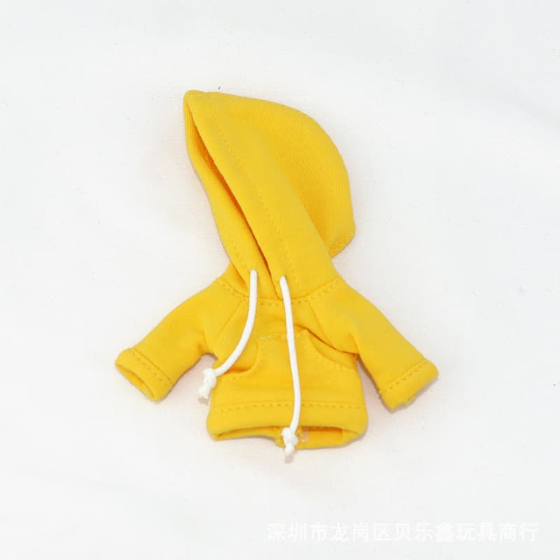 D123 yellow hooded sweatshirt