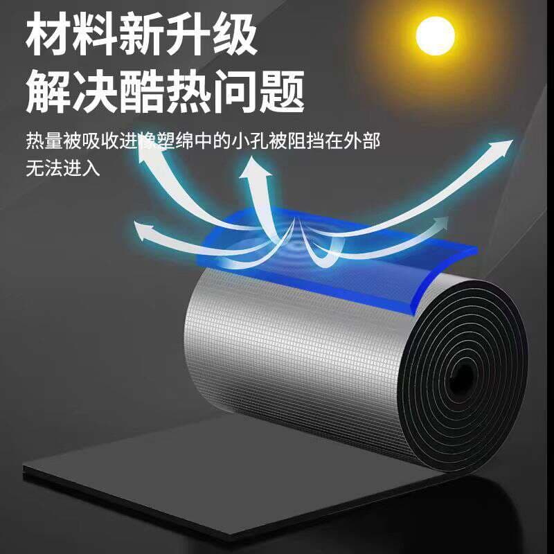 Insulation Cotton Self-Adhesive Insulation Cotton Sun Protection Roof Insulation Board Roof Fireproof High Temperature Resistant Insulation Board Material 3