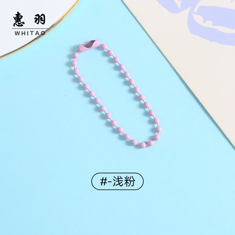 [light pink] painted bead chain